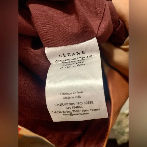 Magalia Skirt - Patchwork Red Brown, Size 8/FR40 NWT - Picture 6 of 11